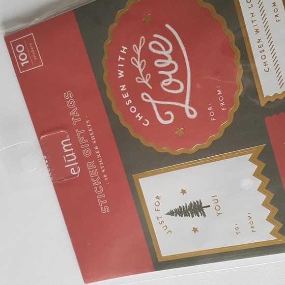 🎅🏼 100 Stickers Gift Tags (10 Sheets) - Picture 14 of 17